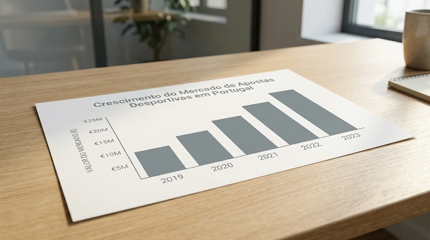Crescimento do mercado de apostas desportivas online em Portugal 2020-2025